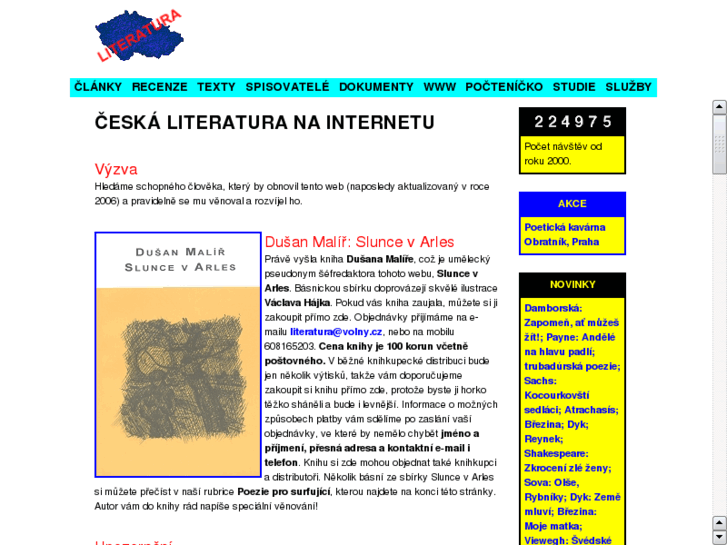 www.ceskaliteratura.cz