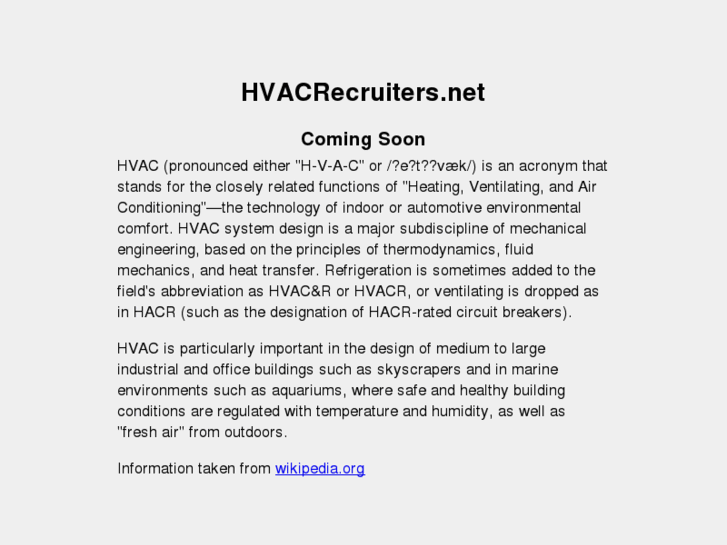 www.hvacrecruiters.net