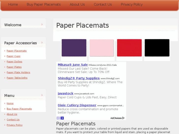 www.paperplacemats.org