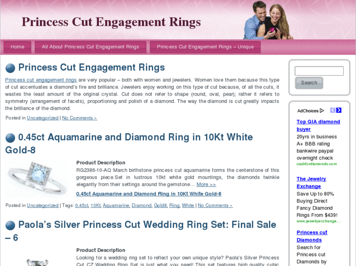 www.princesscut-engagementrings.com