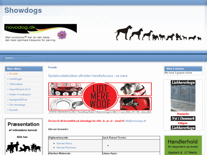 www.showdogs.dk