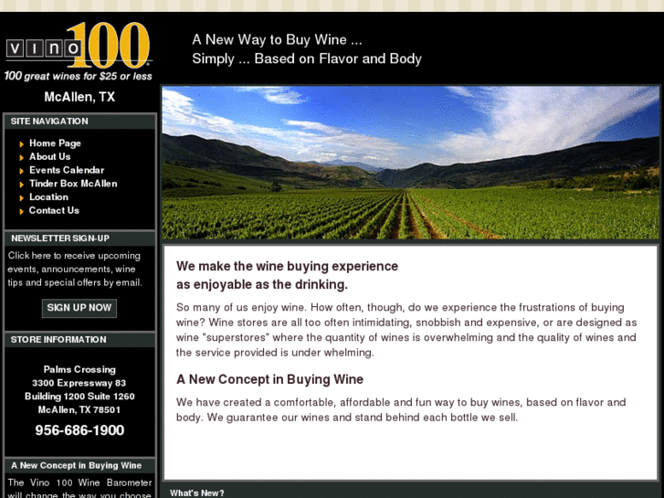 www.vino100mcallen.com