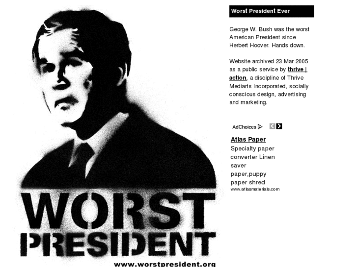 www.worstpresident.org