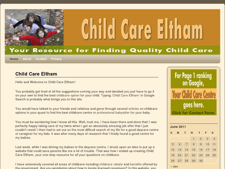 www.childcareeltham.com