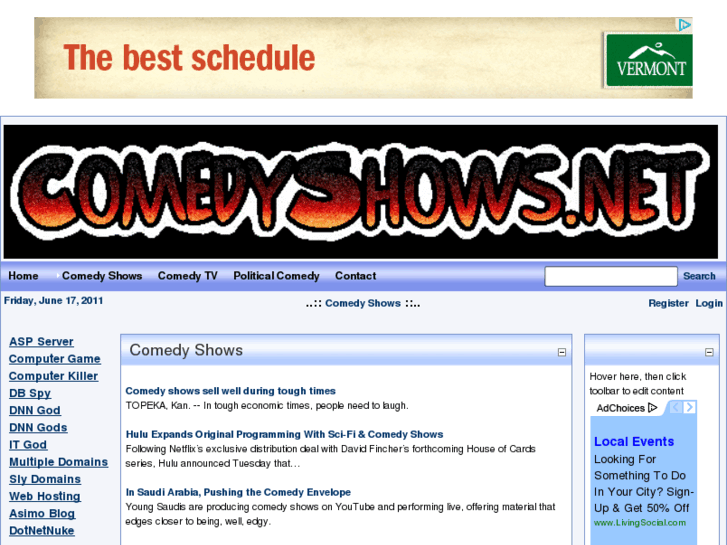 www.comedyshows.net