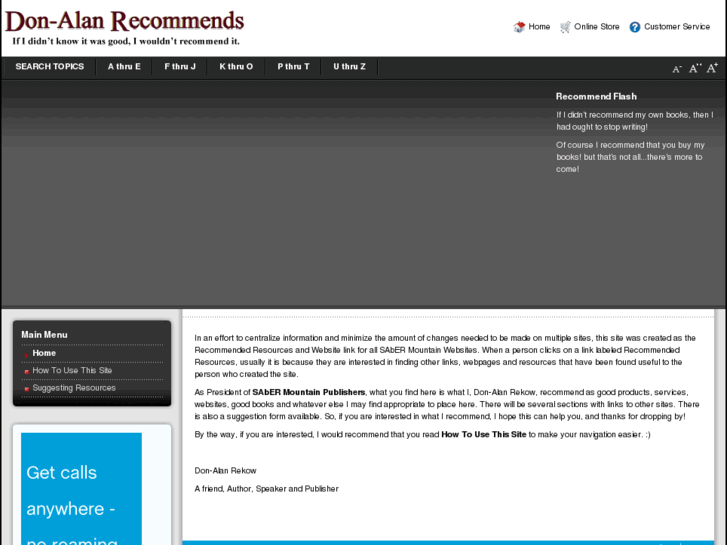 www.donalanrecommends.com