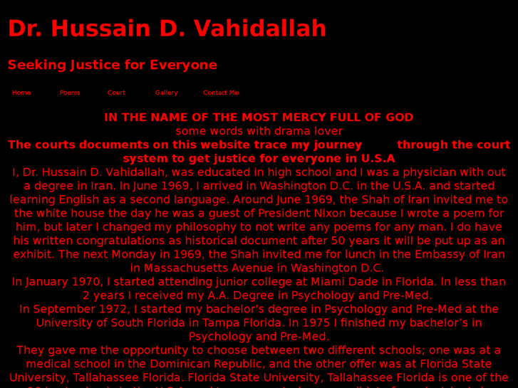 www.drhussaindvahidallah.net