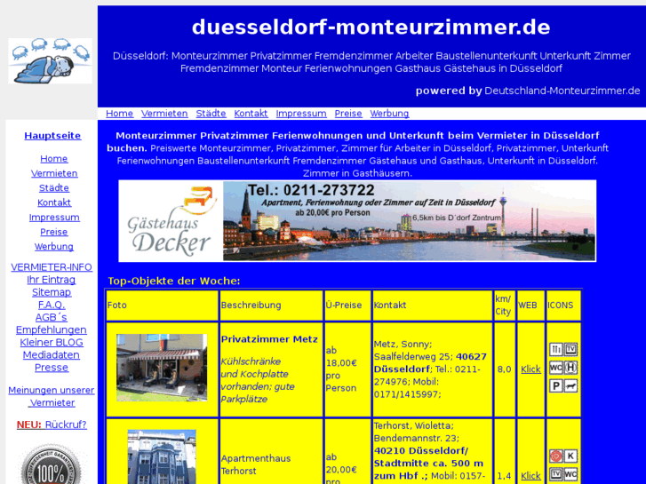 www.duesseldorf-monteurzimmer.de