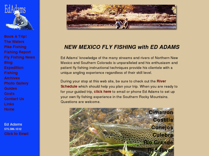 www.edadamsflyfishing.com