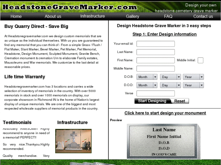 www.headstonegravemarker.com