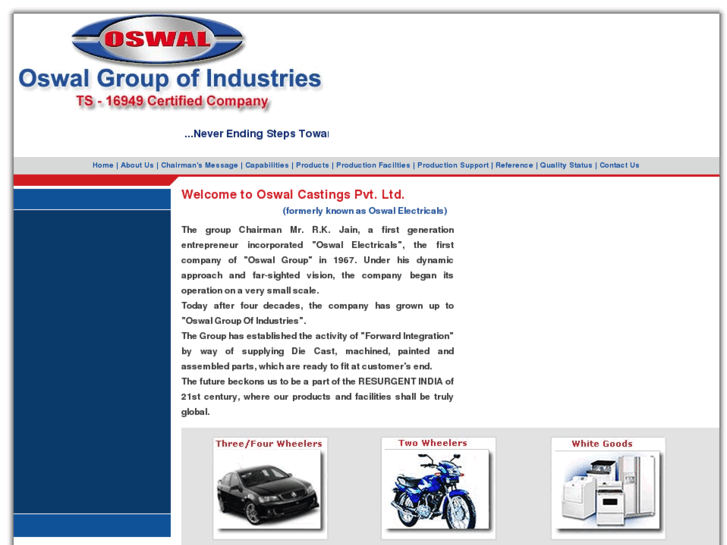 www.oswalelectricals.com