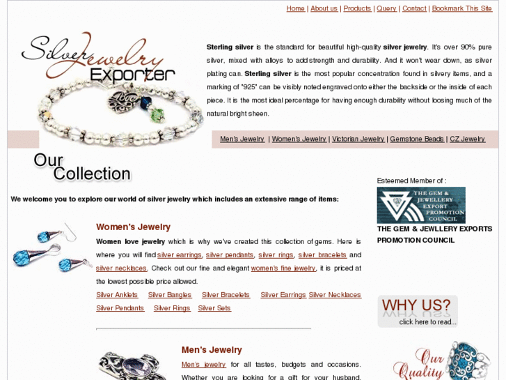 www.silver-jewelry-exporter.com