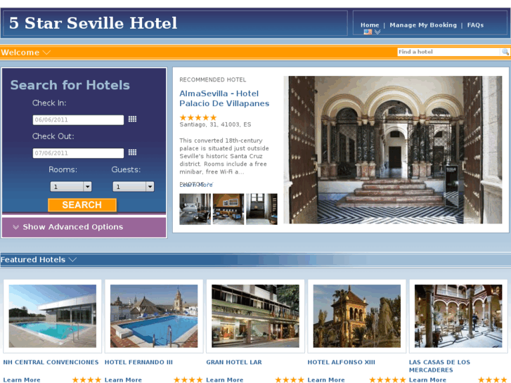 www.5starsevillahotels.com