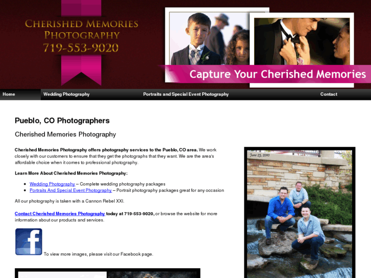 www.cherishedmemoriesphotographysite.com