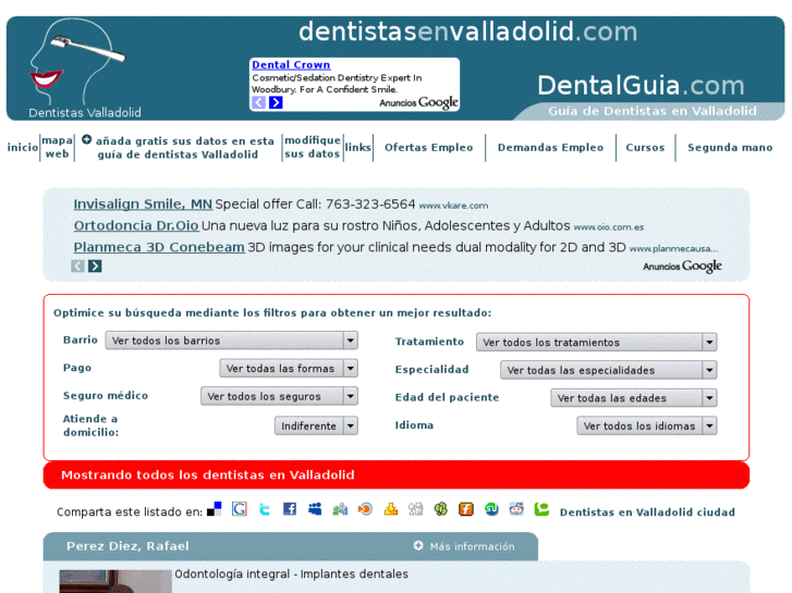 www.dentistasenvalladolid.com