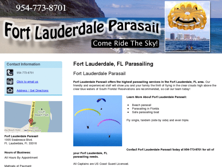 www.fortlauderdaleparasailing.com