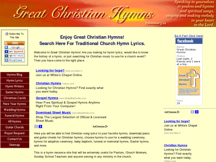 www.great-christian-hymns.com