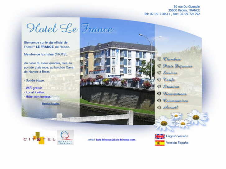 www.hotel-lefrance-redon.com