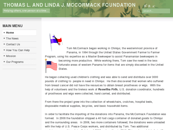 www.panamamccormackfoundation.com