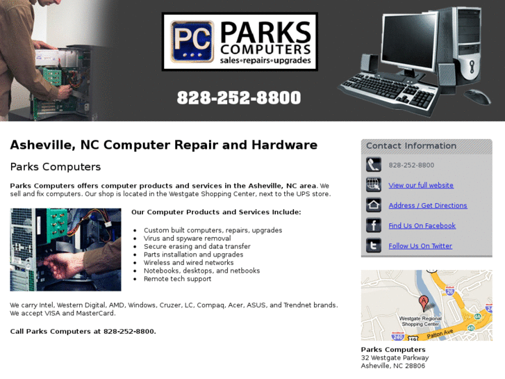 www.parkscomputersrepairs.com