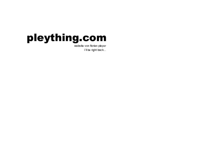 www.pleything.com