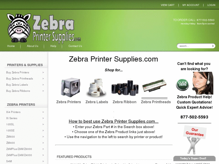 www.zebraprintersupplies.com