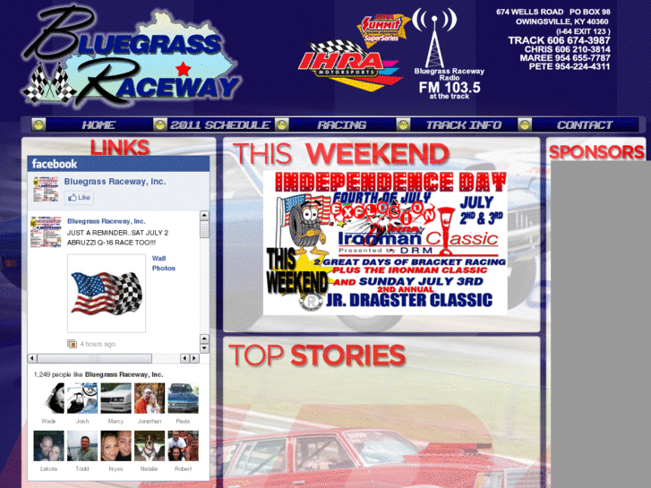 www.bluegrassracewayinc.com