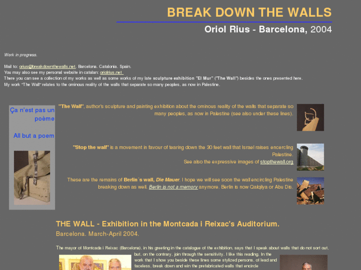 www.breakdownthewalls.net