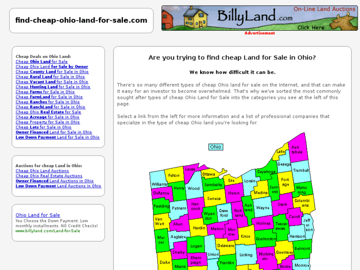 www.find-cheap-ohio-land-for-sale.com