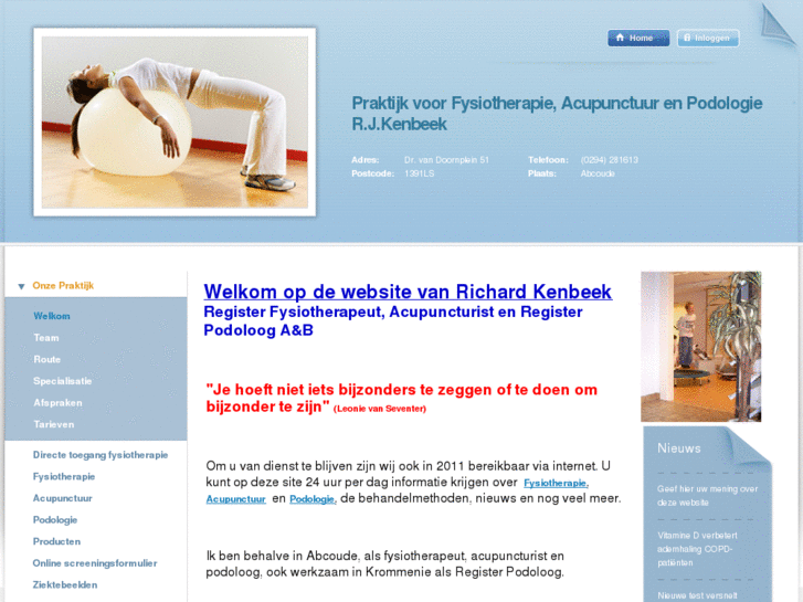 www.fysiotherapiekenbeek.nl
