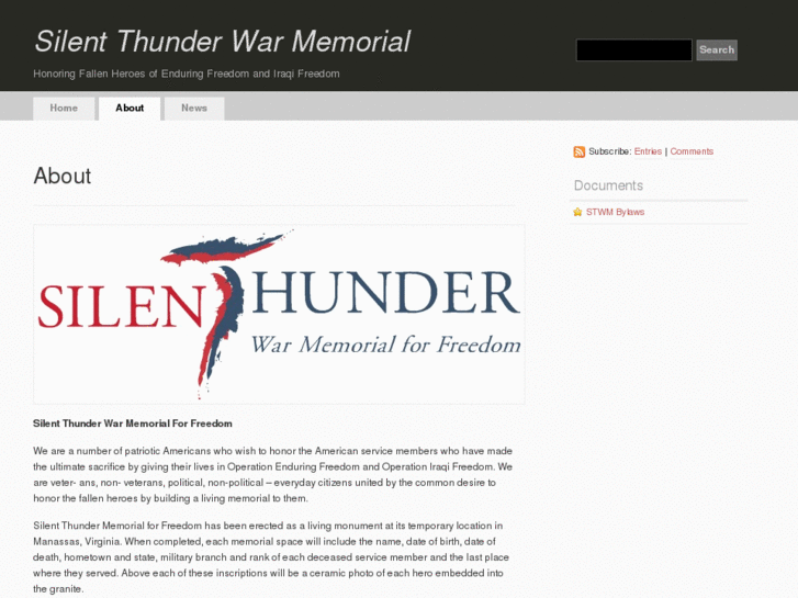 www.silentthunderwarmemorial.info