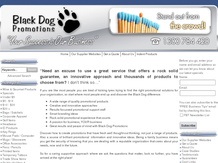 www.blackdogpromotions.com.au