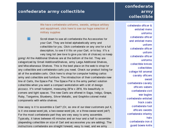 www.confederate-army-collectible.com