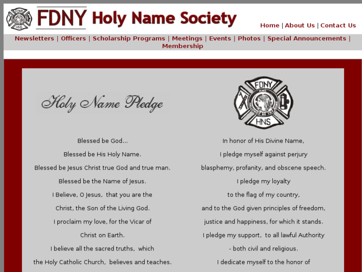 www.fdnyholynamesociety.com