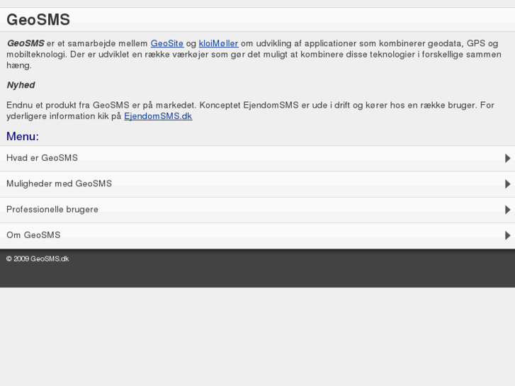 www.geosms.dk