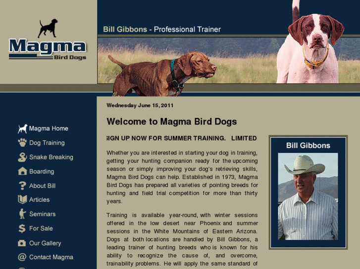 www.magmabirddogs.com