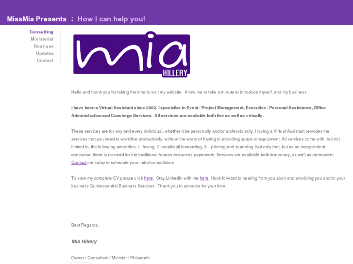 www.miahillery.com