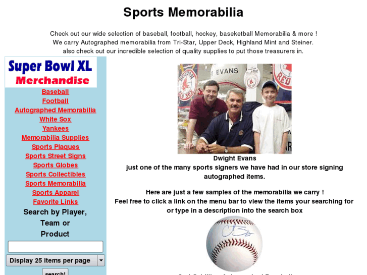 www.baseball-sports-memorabilia.com