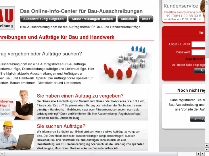 www.bau-ausschreibung.info