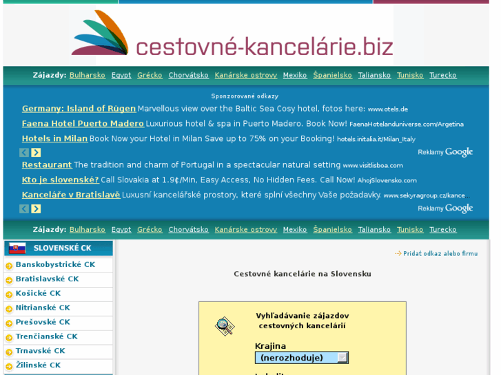 www.cestovne-kancelarie.biz