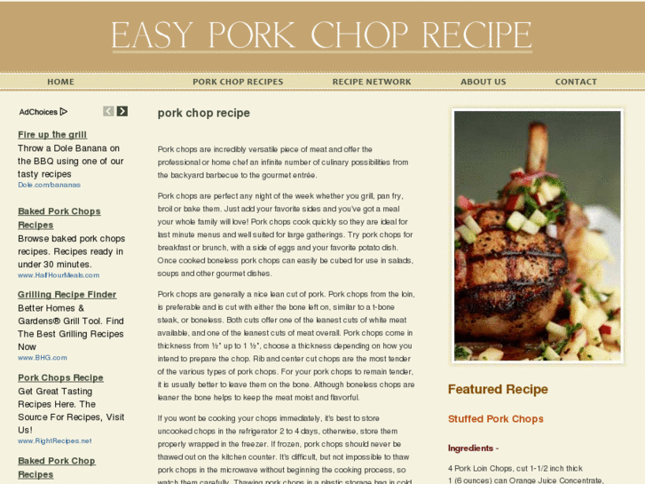 www.easyporkchoprecipe.com