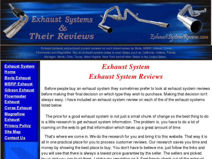 www.exhaustsystemreview.com