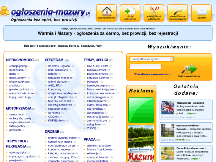 www.ogloszenia-mazury.pl