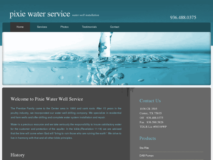 www.pixiewaterservice.com