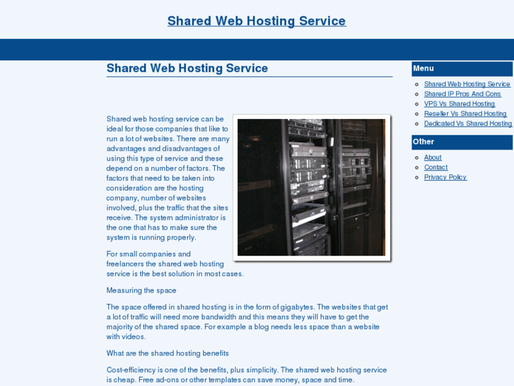 www.sharedwebhostingservice.com