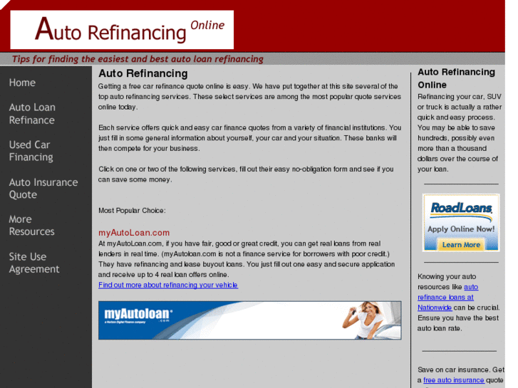 www.autorefinancingonline.com