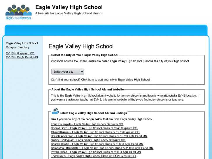 www.eaglevalleyhighschool.com