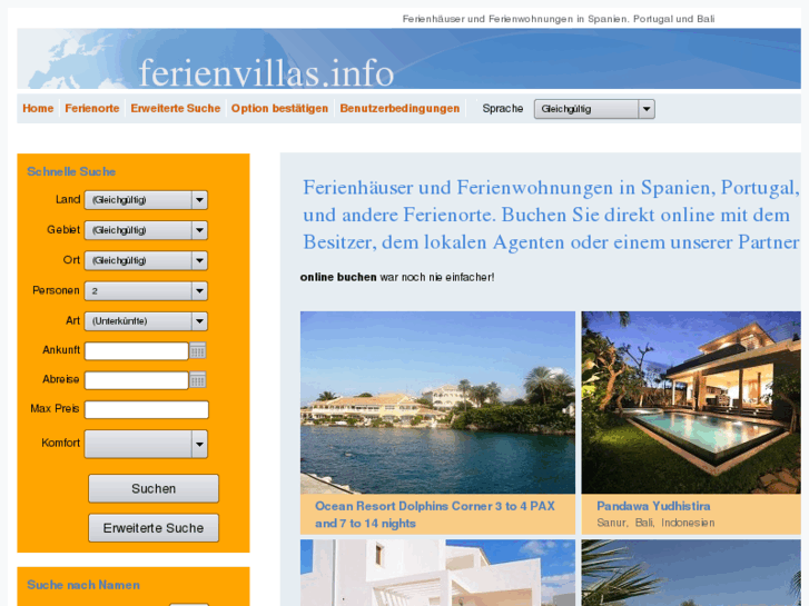 www.ferienvillas.info