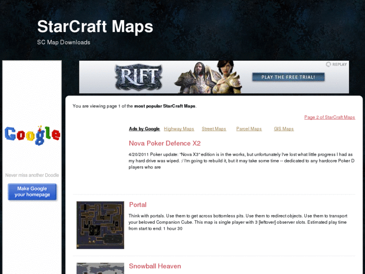 www.freestarcraftmaps.com