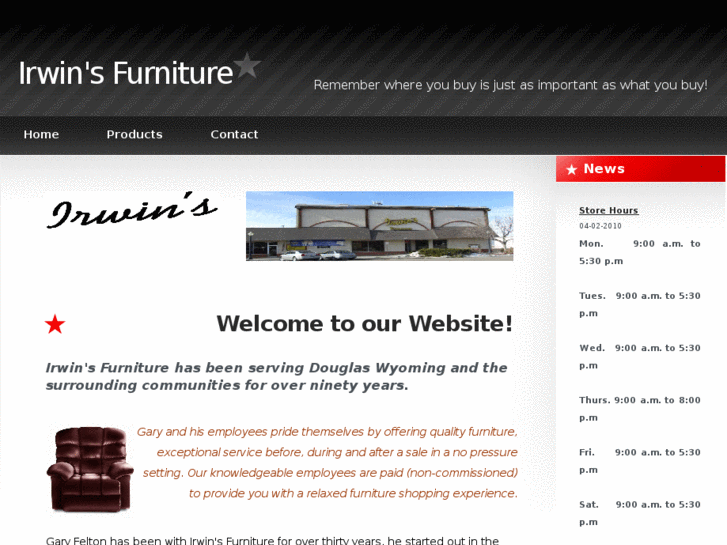 www.irwinsfurniture.com